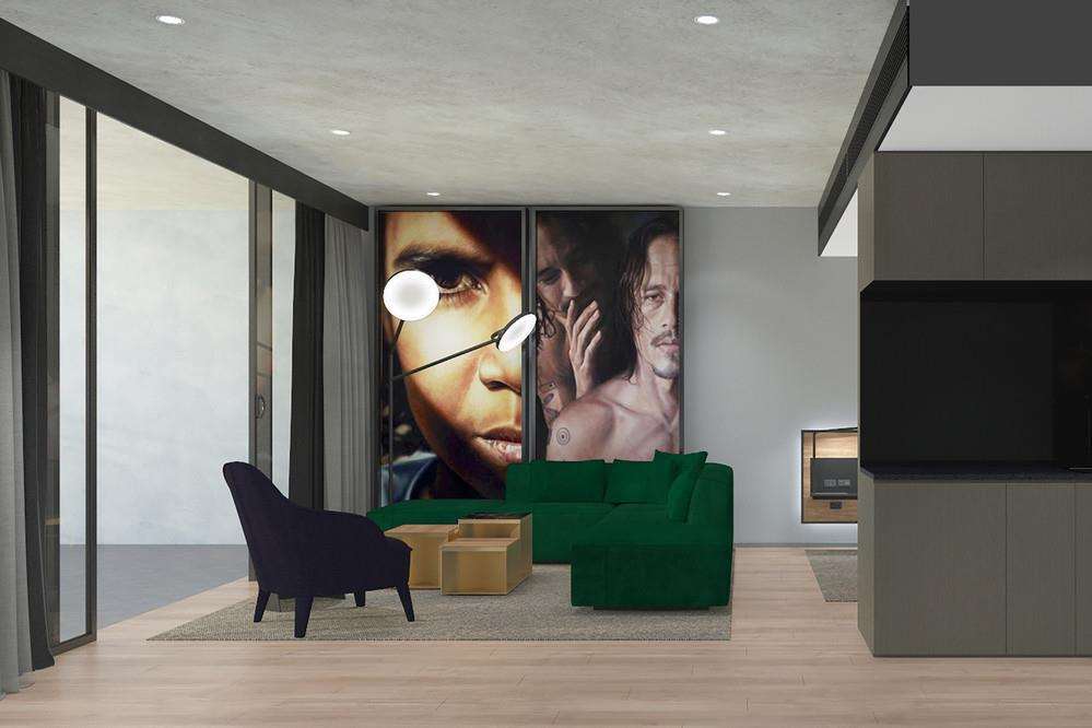 Hotel Crystalbrook Vincent Brisbane Pokój zdjęcie 3D interior visualization